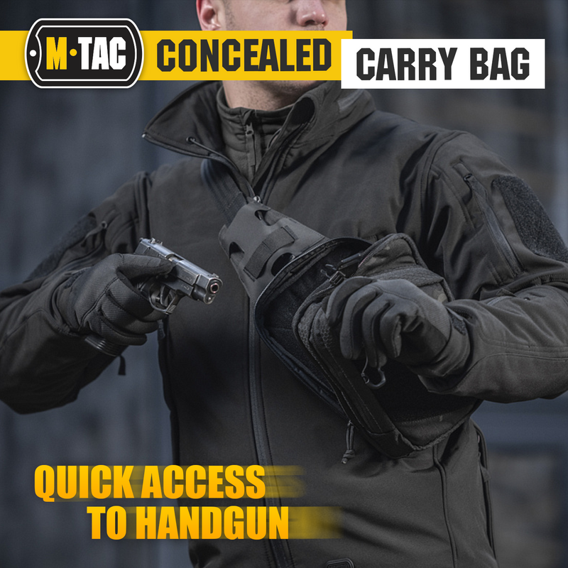 Load image into Gallery viewer, M-Tac Sling Pistol Bag with Loop Panel Elite
