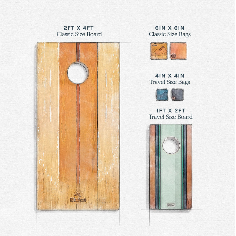 Load image into Gallery viewer, 2x4 The Beach Epoxy Resin Cornhole Boards
