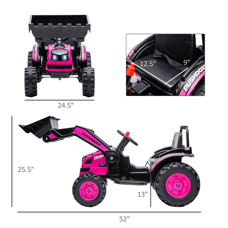 Load image into Gallery viewer, Excavator 6V Battery Tractor with Music and Headlight for Kids&#39; Riding Fun
