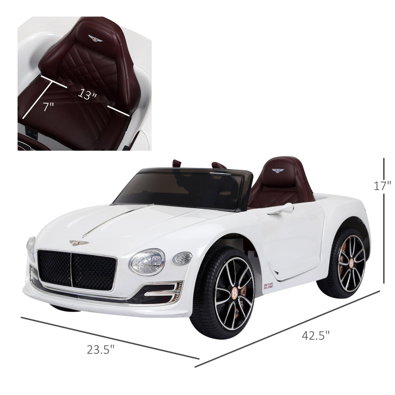 Load image into Gallery viewer, Licensed 12V Bentley Ride On Car for Kids with Parent Remote Control - Black
