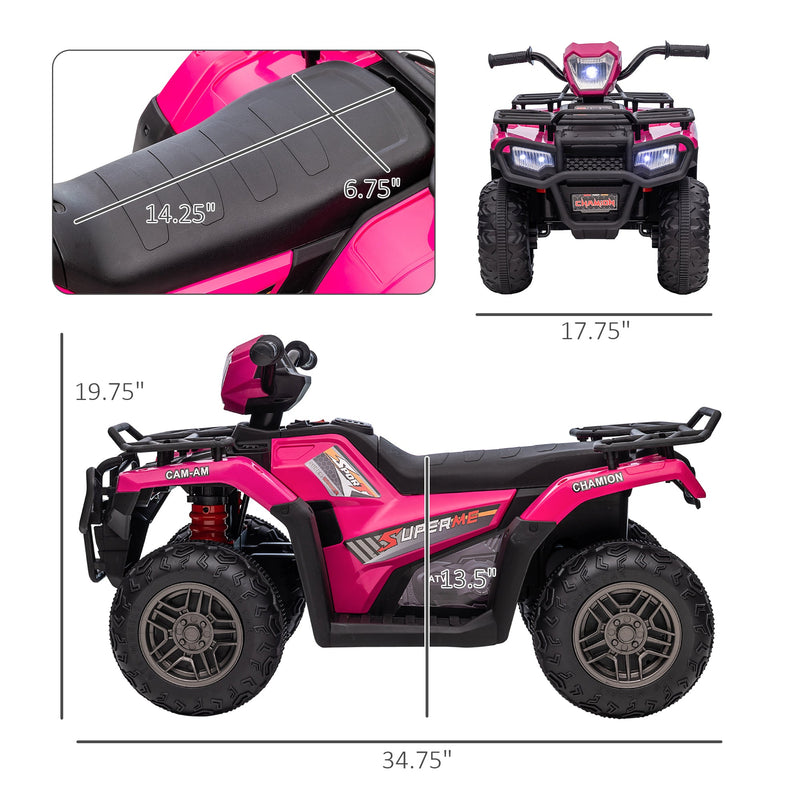 Load image into Gallery viewer, 12V Kids ATV with Music, Headlights, and Forward/Backward Function - A Fun Ride for Young Adventurers!
