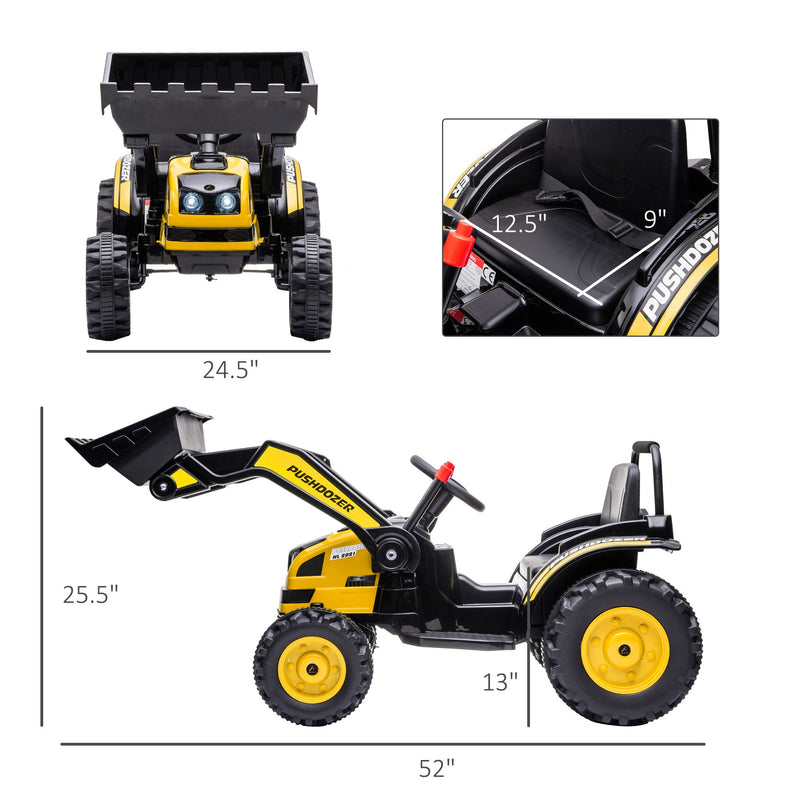 Load image into Gallery viewer, Excavator 6V Battery Tractor with Music and Headlight for Kids&#39; Riding Fun
