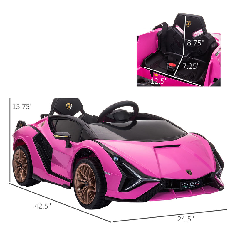 Load image into Gallery viewer, Lamborghini SIAN 12V Kids Electric Ride On Car Toy with Remote Control
