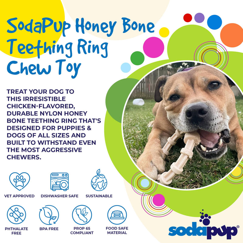 Load image into Gallery viewer, Chicken Flavored Teething Ring for Puppies &amp; Aggressive Chewers | USA Made
