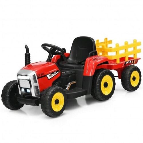 Load image into Gallery viewer, 3-Gear-Shift Ground Loader Tractor for Kids 3+ Years Old - Red

