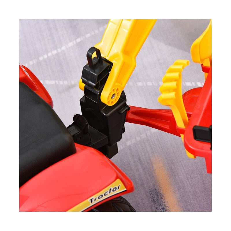 Load image into Gallery viewer, 3-in-1 Kids Ride-On Excavator/Bulldozer: Pedal Car Digger Toy for Forward Movement
