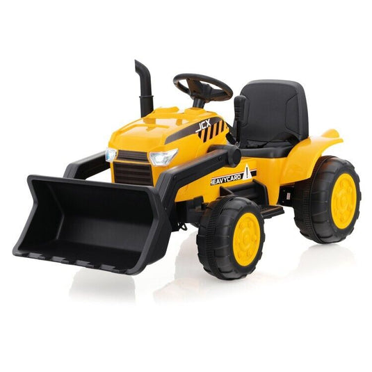 3-Speed 12V Electric Ride-On Excavator Truck with Music, Lights, and Remote Control