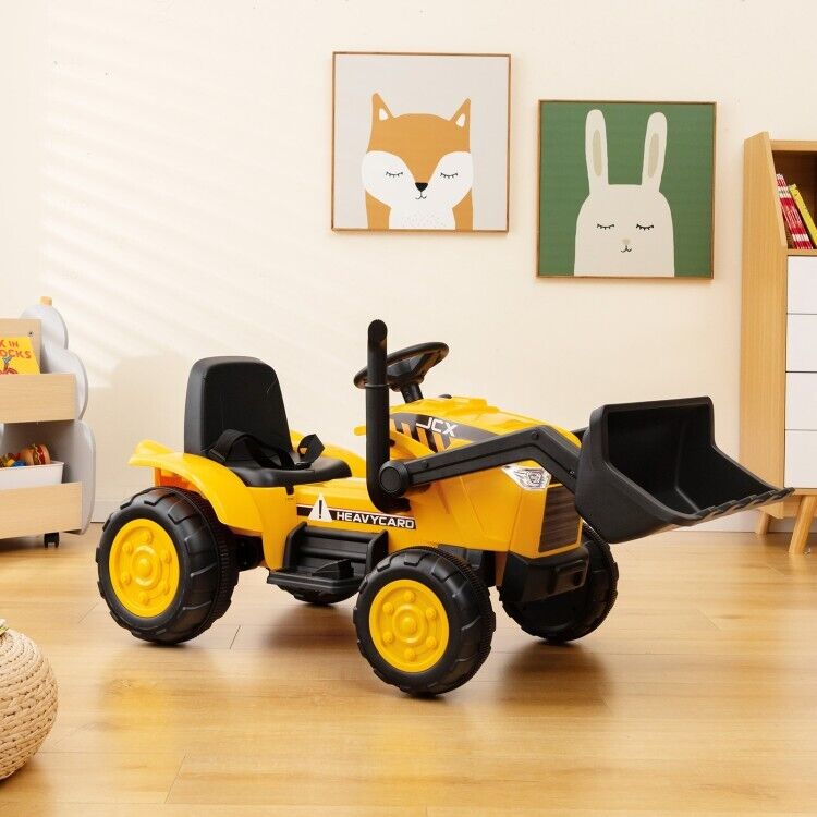 Load image into Gallery viewer, 3-Speed 12V Electric Ride-On Excavator Truck with Music, Lights, and Remote Control
