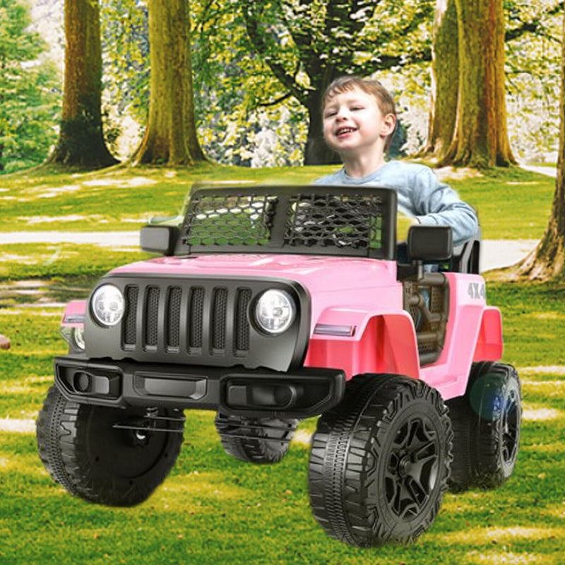 Load image into Gallery viewer, 12V Kids Ride On Truck with RC Remote, Spring Suspension, Lights, USB Music
