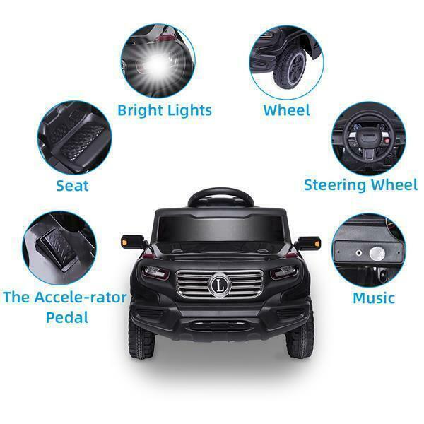 Load image into Gallery viewer, 3-Speed Electric Ride-On Car for Kids with Remote Control, Music, and Lights
