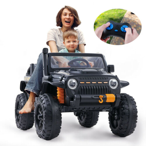 Load image into Gallery viewer, 3-Speed Electric Ride-On SUV Truck for Kids with Remote Control and Parent Seat - 12V
