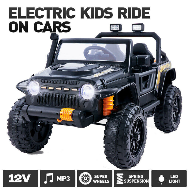 Load image into Gallery viewer, 3-Speed Electric Ride-On SUV Truck for Kids with Remote Control and Parent Seat - 12V
