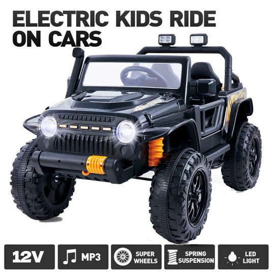 3-Speed Electric Ride-On SUV Truck for Kids with Remote Control and Parent Seat - 12V