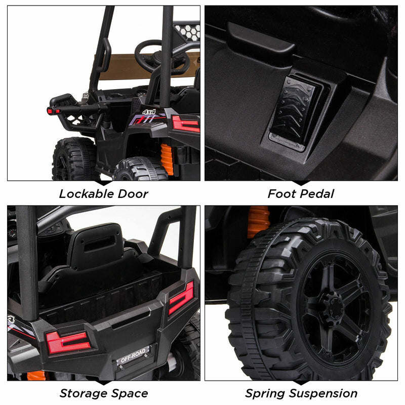 Load image into Gallery viewer, 3-Speed Kids Ride On Car Truck with Remote Control and Music Player
