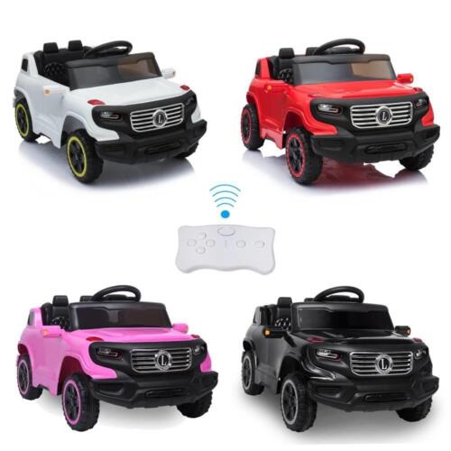 3-Speed LED Ride-On Car for Kids with Remote Control and 4 Color Options
