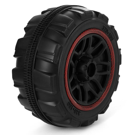 3-Speed Pink Ride On Car Truck for Kids with RC, MP3, LED Lights, USB, and Cover - 12V Battery Powered