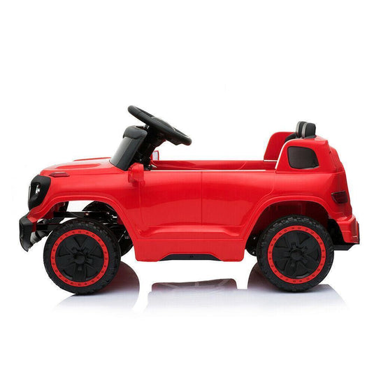 3-Speed Rechargeable Ride-On Car for Kids with Music, Lights, and Remote Control - Red