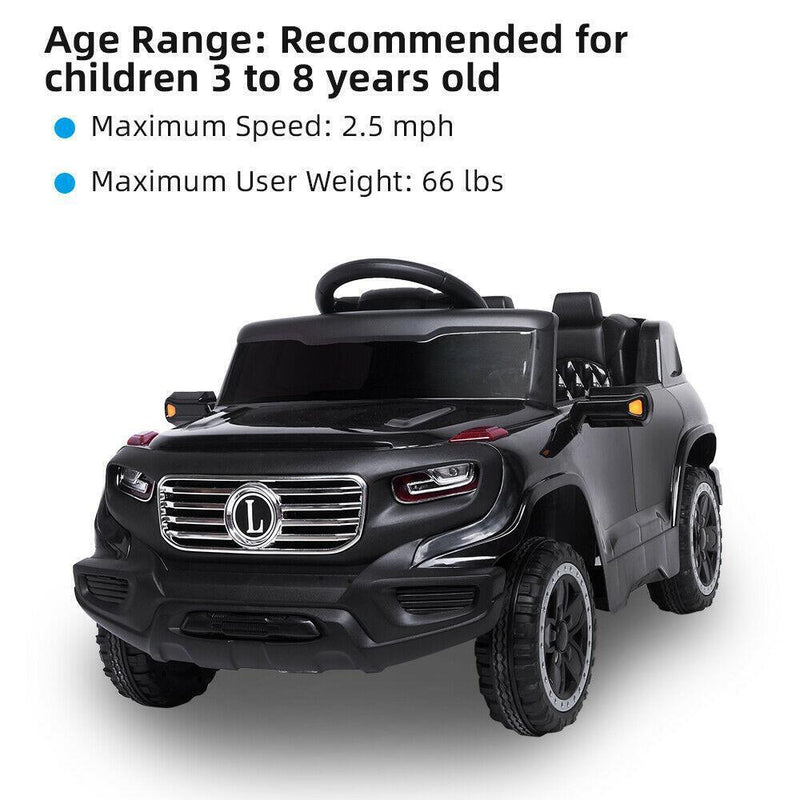Load image into Gallery viewer, 3-Speed Rechargeable Ride-On Car with Music, Lights, and Remote Control - Perfect Gift for Kids
