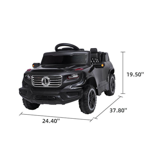 3-Speed Rechargeable Ride-On Car with Music, Lights, and Remote Control - Perfect Gift for Kids