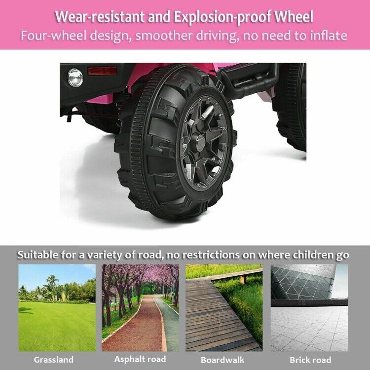 Load image into Gallery viewer, 3-Speed Ride-On Truck with MP3 Player, Remote Control, and LED Lights for Safe and Fun Playtime
