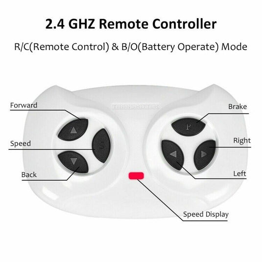 3-Speed Ride-On Truck with MP3 Player, Remote Control, and LED Lights for Safe and Fun Playtime