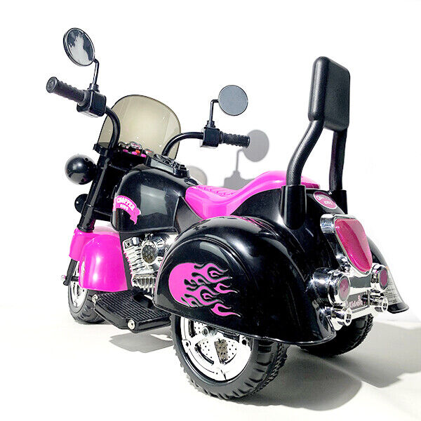 Load image into Gallery viewer, 3-Wheel Chopper Ride-On Motorcycle Toy for Kids with LED Headlights
