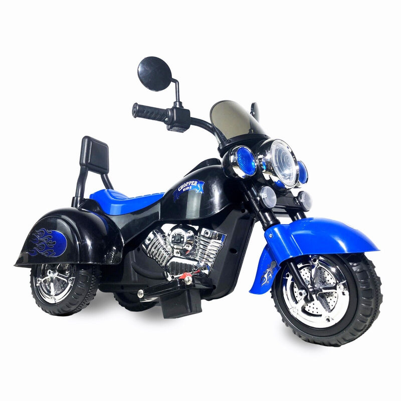 Load image into Gallery viewer, 3-Wheel Chopper Ride-On Motorcycle Toy for Kids with LED Headlights

