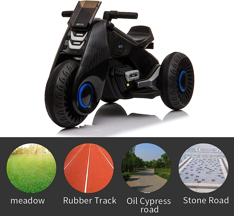 Load image into Gallery viewer, 3-Wheel Double Drive Electric Bike for Kids - 6V Ride-On Motorcycle
