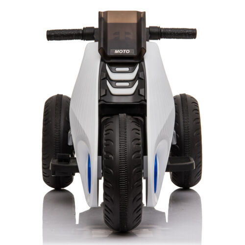 Load image into Gallery viewer, 3-Wheel Double Drive Electric Motorcycle for Kids in White, Black, or Pink

