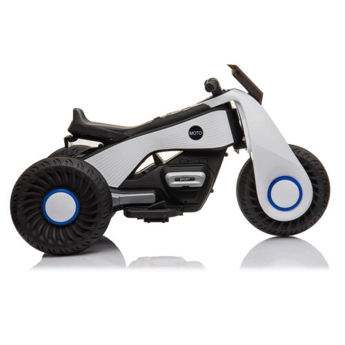 Load image into Gallery viewer, 3-Wheel Double Drive Electric Motorcycle for Kids in White, Black, or Pink
