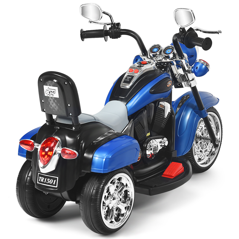 Load image into Gallery viewer, 3-Wheel Electric Motorcycle Tricycle for Kids with Rechargeable Battery
