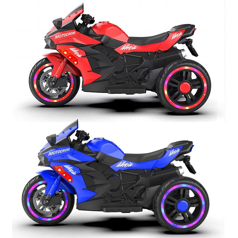 Load image into Gallery viewer, 3-Wheel Electric Ride-On Motorcycle for Kids with Rechargeable 12V Battery
