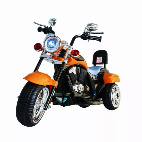 3-Wheel Kids Chopper Motorcycle with Headlight & Horn - Available in 3 Colors!