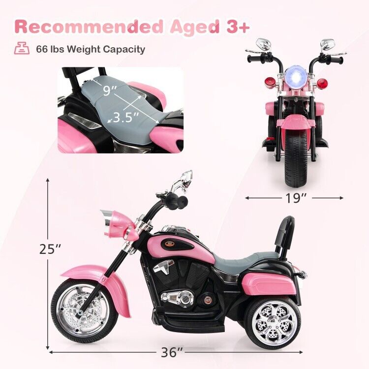 Load image into Gallery viewer, 3-Wheel Kids Motorcycle Toy with Lights and Music - Perfect for Training Toddlers
