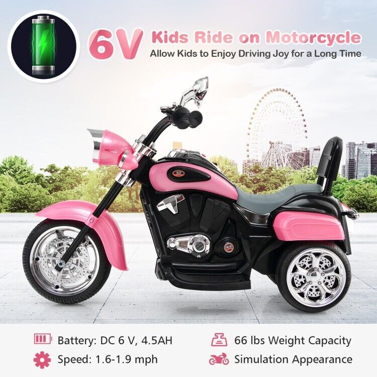 Load image into Gallery viewer, 3-Wheel Kids Motorcycle Toy with Lights and Music - Perfect for Training Toddlers
