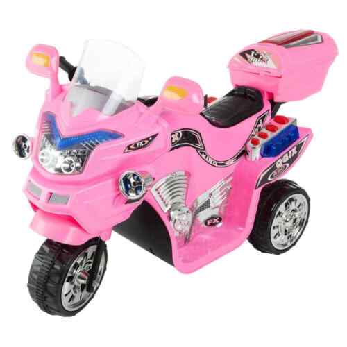 Load image into Gallery viewer, 3-Wheel Pink Battery Powered Motorcycle Ride-On Toy for Kids
