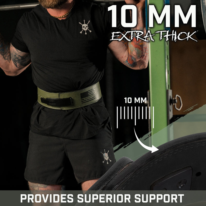 Load image into Gallery viewer, Assault Belt: 10mm Lever Weightlifting Belt
