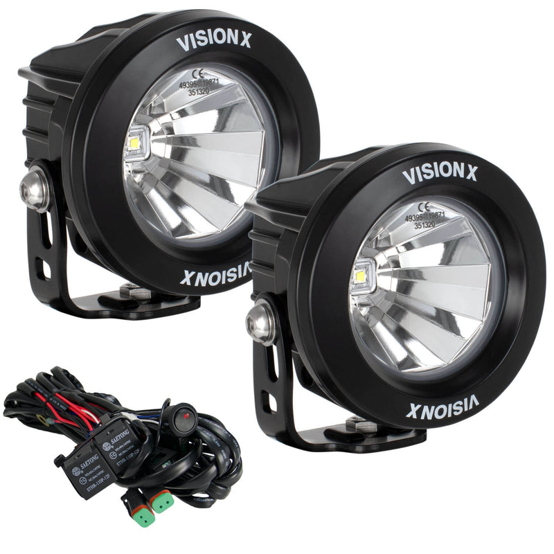 Load image into Gallery viewer, 3.7" Optimus Round 60º Beam LED Light Kit
