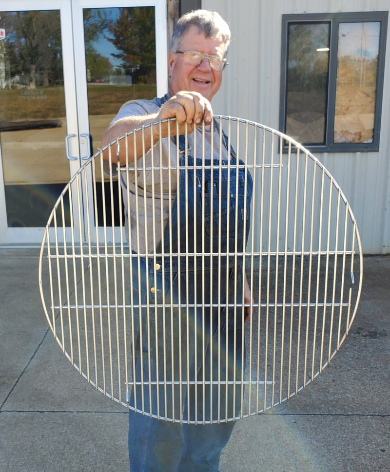 Load image into Gallery viewer, 30&quot; Stainless Steel Food Grate For Firepits &amp; Schwenker Grills
