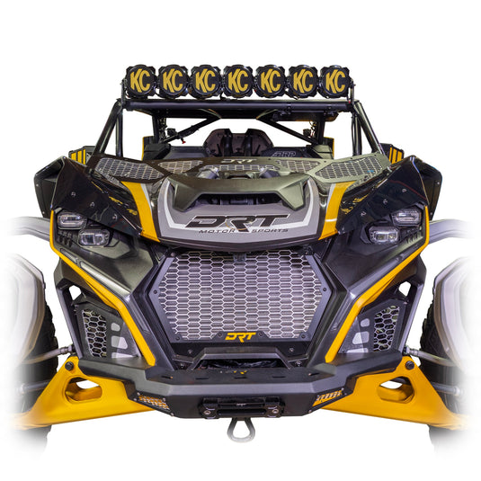 DRT front fenders with aluminum inner splash panels, matches Maverick R body lines