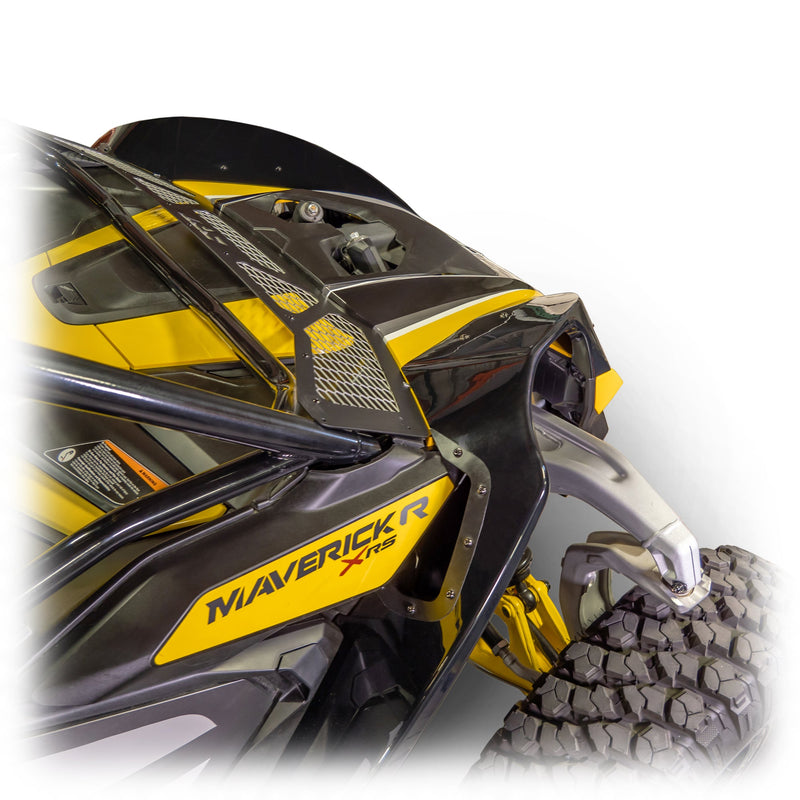 Load image into Gallery viewer, Maverick R 2024+ front fenders with inner splash panels, blocks mud and debris
