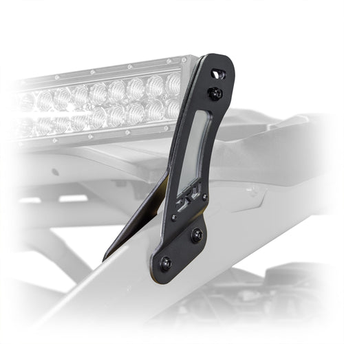 can am maverick light bar bracket, double-layer steel with anodized aluminum plate