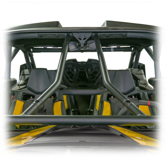 Front cockpit protection bar kit, black sand texture powder coat, modular for Maverick R cage