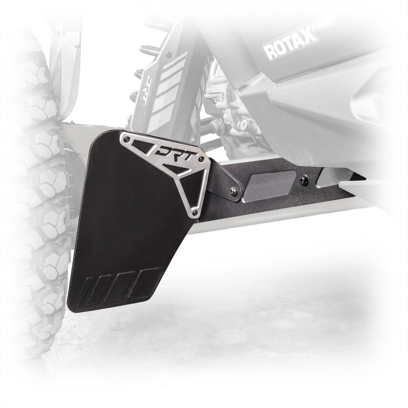 Load image into Gallery viewer, Can-Am 2024+ Maverick R Billet Rear Aluminum Mud/Rock Guard Kit
