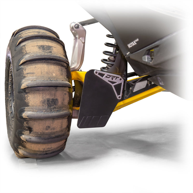 Load image into Gallery viewer, Can-Am 2024+ Maverick R Billet Rear Aluminum Mud/Rock Guard Kit
