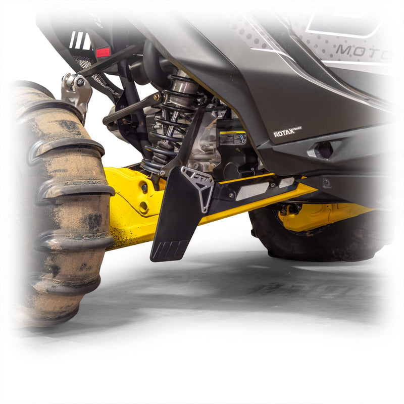 Load image into Gallery viewer, Can-Am 2024+ Maverick R Billet Rear Aluminum Mud/Rock Guard Kit
