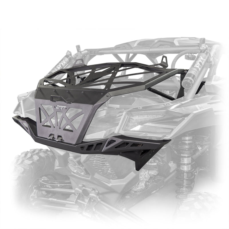 Load image into Gallery viewer, Can-Am X3 rear bumper with spare tire carrier – heavy-duty steel construction
