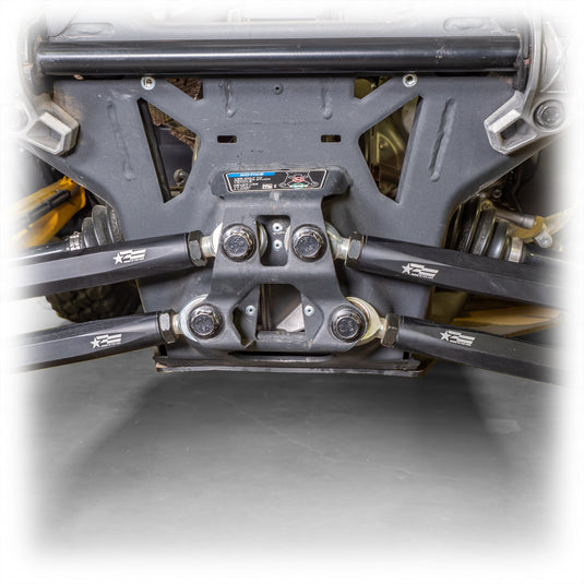 CNC machined hex bar radius rods, PTFE lined ends, more durable than stock for Maverick R