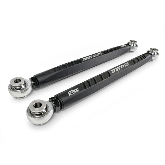 DRT hex rear sway bar link set for 2024+ Maverick R, machined aluminum construction