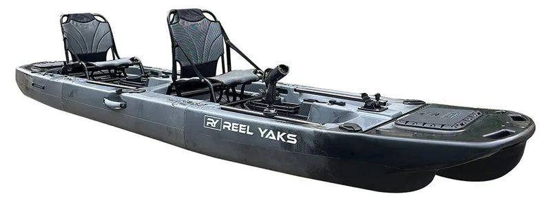 Load image into Gallery viewer, 14ft Raider Tandem Propeller Drive Modular Fishing Kayak
